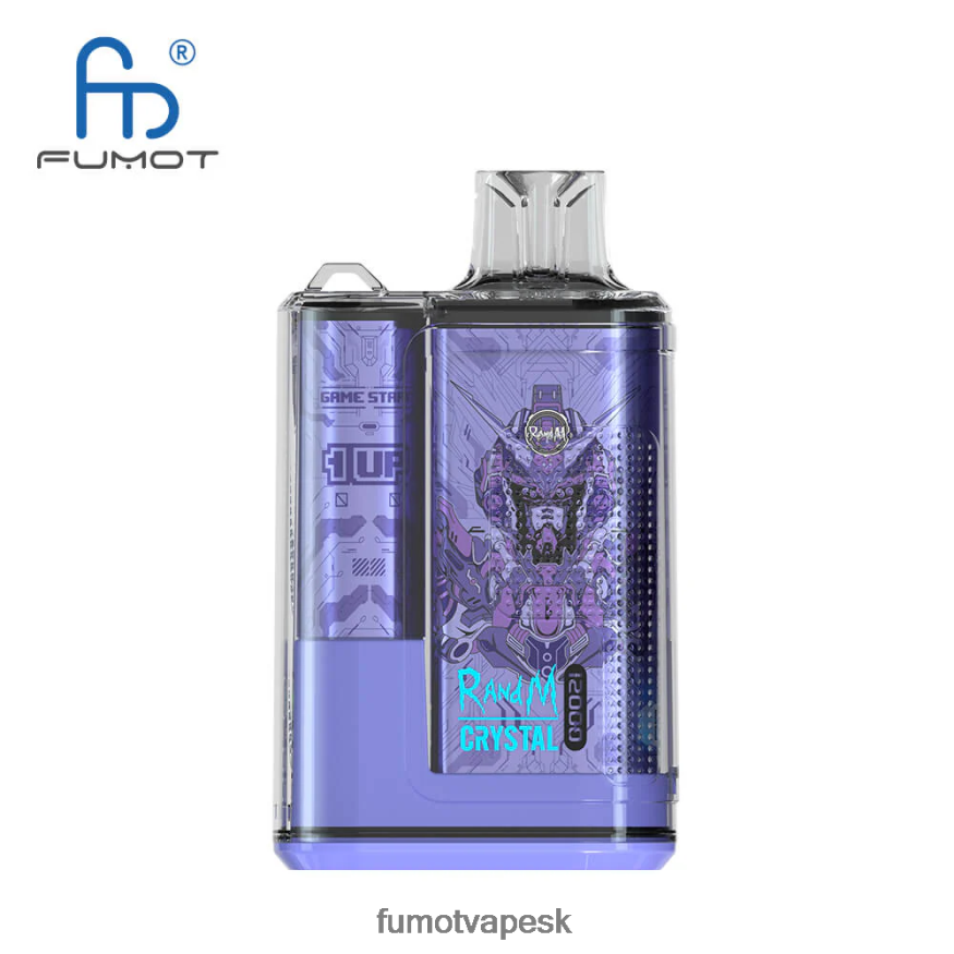 Fumot Cena - Fumot Crystal 1 kus - 12 000 jednorazová dóza na vape 20 ml chladná mäta F626DT264