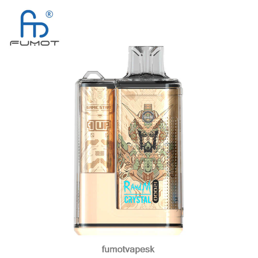 Fumot Cena - Fumot Crystal 1 kus - 12 000 jednorazová dóza na vape 20 ml chladná mäta F626DT264