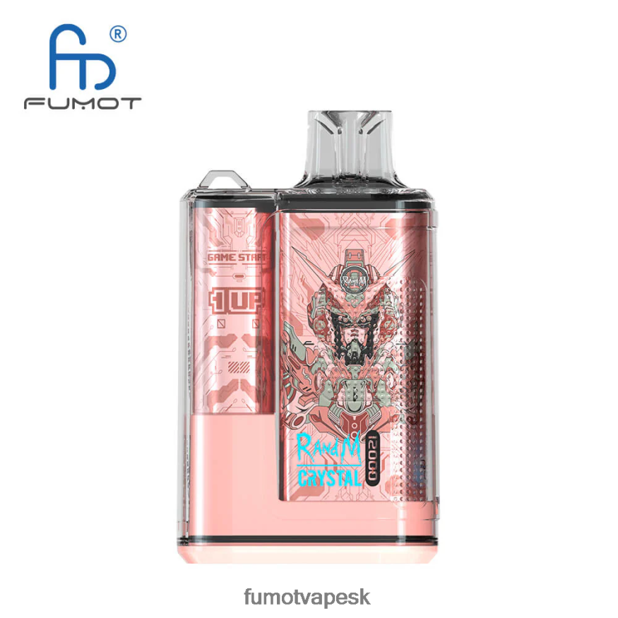 Fumot Cena - Fumot Crystal 1 kus - 12 000 jednorazová dóza na vape 20 ml chladná mäta F626DT264