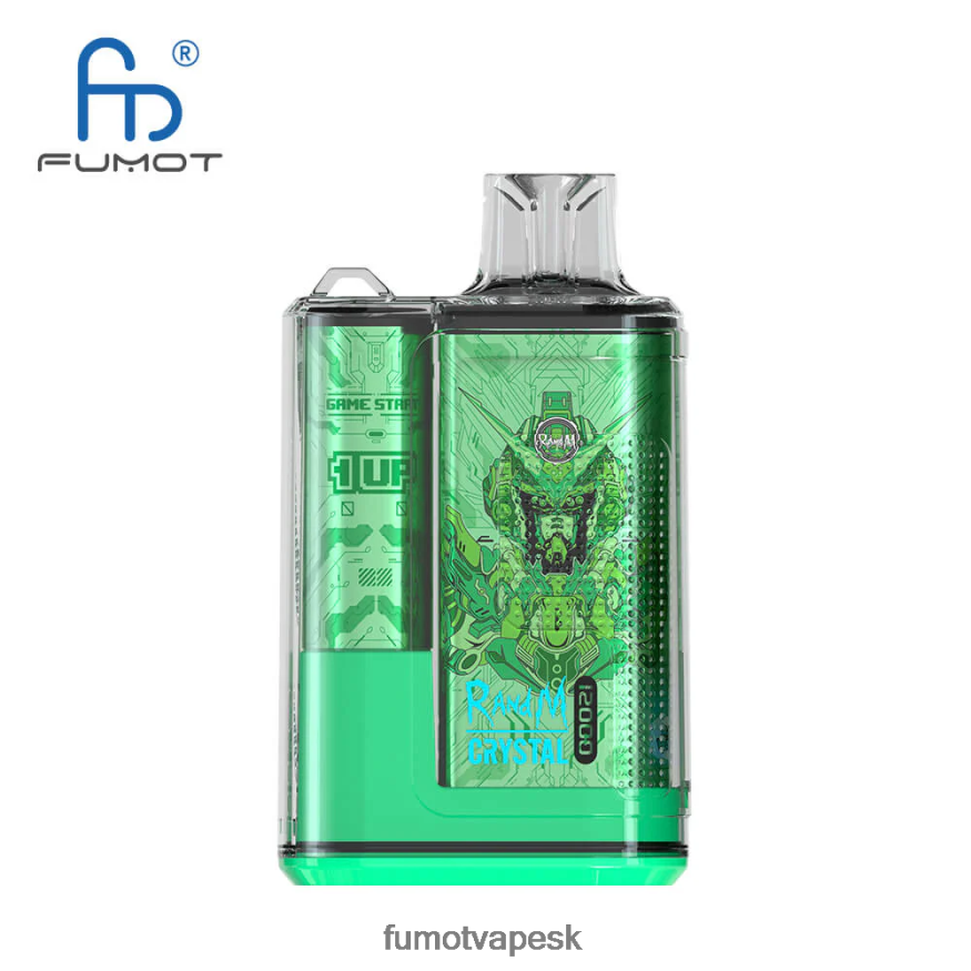 Fumot Cena - Fumot Crystal 1 kus - 12 000 jednorazová dóza na vape 20 ml chladná mäta F626DT264