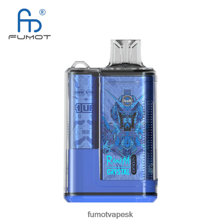 Fumot Cena - Fumot Crystal 1 kus - 12 000 jednorazová dóza na vape 20 ml chladná mäta F626DT264