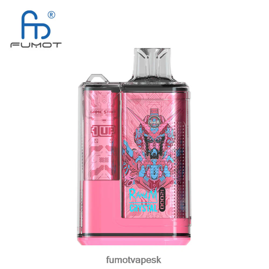 Fumot Cena - Fumot Crystal 1 kus - 12 000 jednorazová dóza na vape 20 ml chladná mäta F626DT264