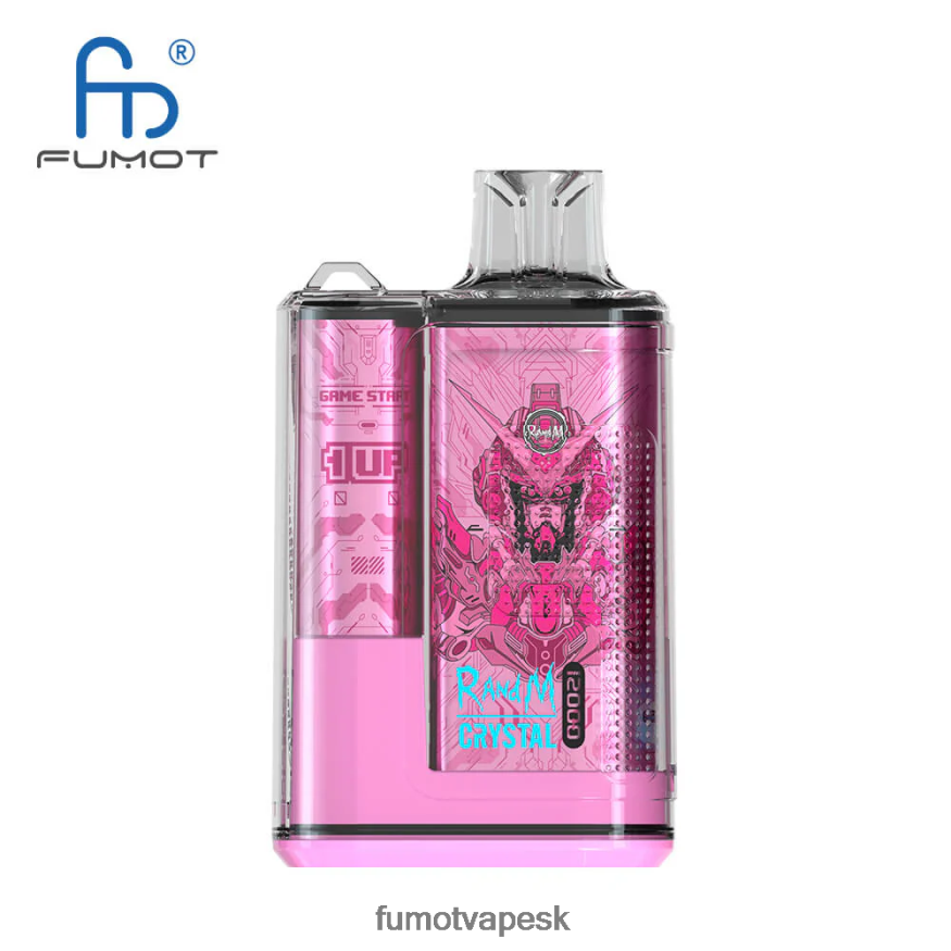 Fumot Vape Sale - Fumot Crystal 12000 jednorazová škatuľka na cigarety - 20 ml (1 kus) čučoriedková žuvačka F626DT259