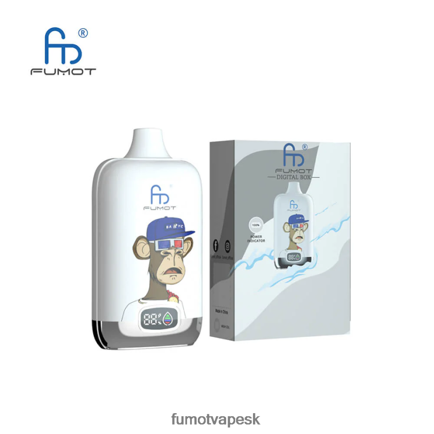 Fumot Vape Review - Fumot Digital Box jednorazový vape pod 12000 - 20 ml (1 kus) žuvačka z vodného melónu F626DT156