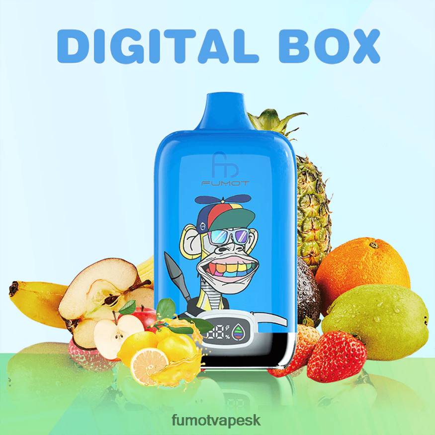 Fumot Vape Review - Fumot Digital Box jednorazový vape pod 12000 - 20 ml (1 kus) žuvačka z vodného melónu F626DT156