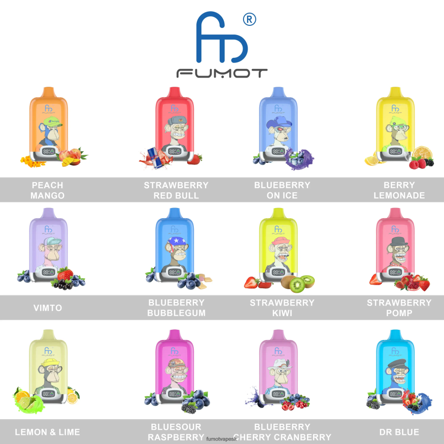 Fumot Vape Review - Fumot Digital Box jednorazový vape pod 12000 - 20 ml (1 kus) žuvačka z vodného melónu F626DT156