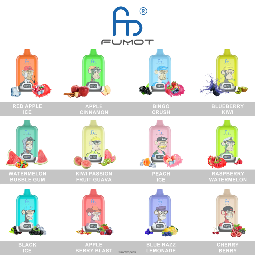 Fumot Vape Review - Fumot Digital Box jednorazový vape pod 12000 - 20 ml (1 kus) žuvačka z vodného melónu F626DT156