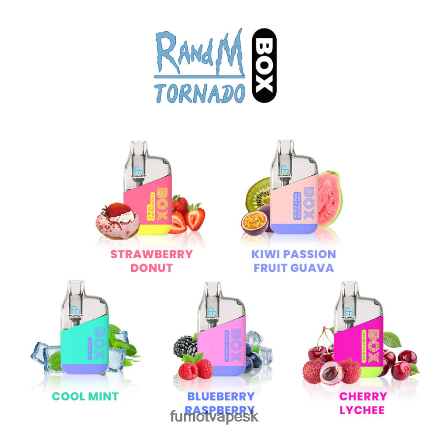 Fumot Vape Sale - Fumot Tornado 10 000 jednorazová krabička na vape pod – 20 ml (1 kus) žuvačka z vodného melónu F626DT359