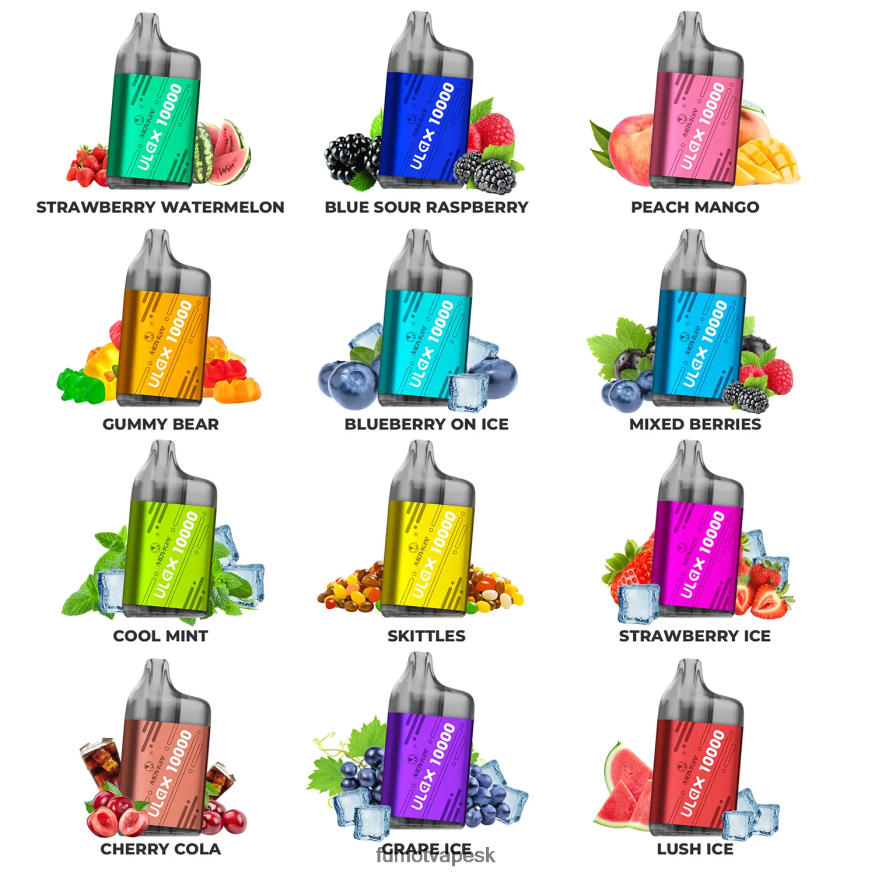 Fumot Vape Price - Fumot Movkin Ulax 10 000 jednorazových vape pod - 12 ml (1 kus) čučoriedka na ľade F626DT305