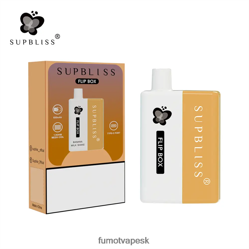 Fumot Store - Fumot Supbliss Flip box 6000 vymeniteľná súprava vape - 10 ml (1 kus) Piňa coláda F626DT340