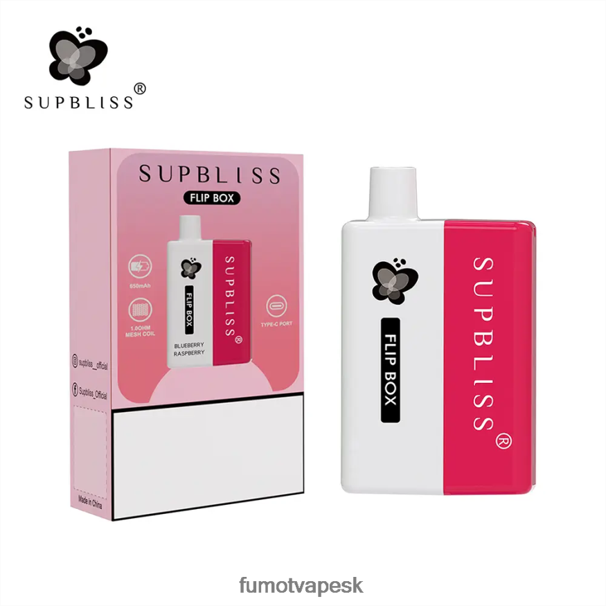 Fumot Store - Fumot Supbliss Flip box 6000 vymeniteľná súprava vape - 10 ml (1 kus) Piňa coláda F626DT340