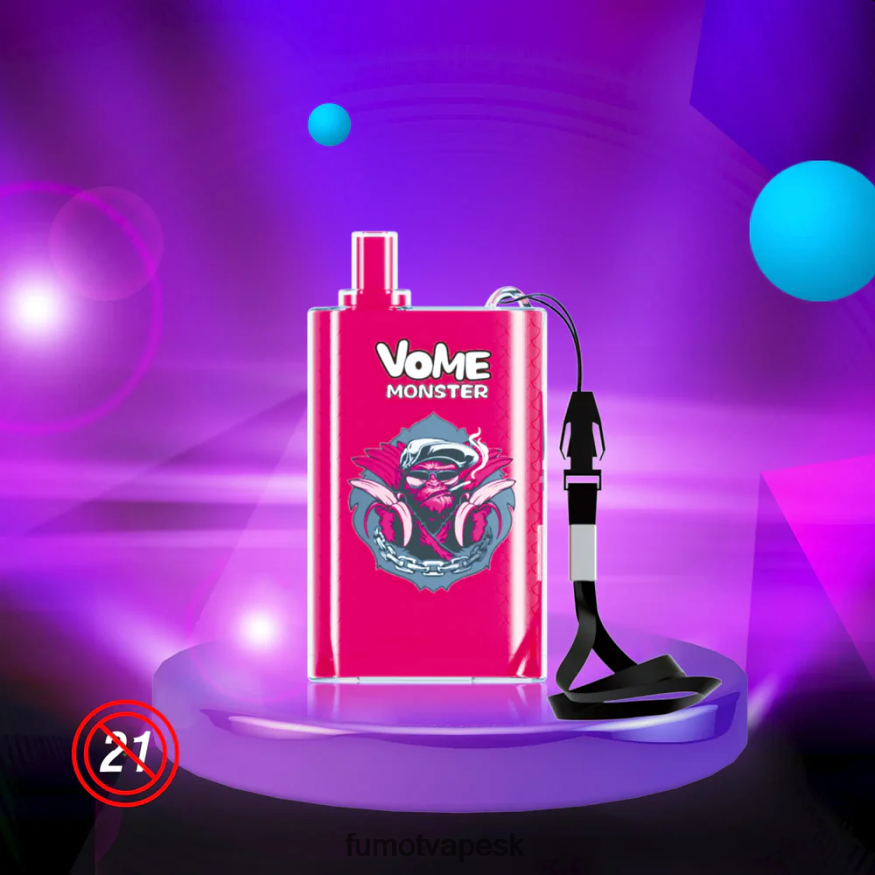 Fumot Tech - Fumot Vome Monster 10 000 jednorazové vape pod zariadenie - 20 ml (1 kus) chladná mäta F626DT428