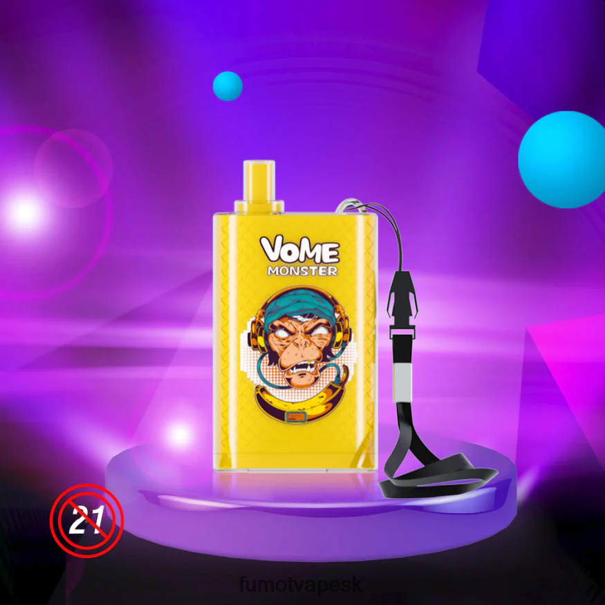 Fumot Tech - Fumot Vome Monster 10 000 jednorazové vape pod zariadenie - 20 ml (1 kus) chladná mäta F626DT428