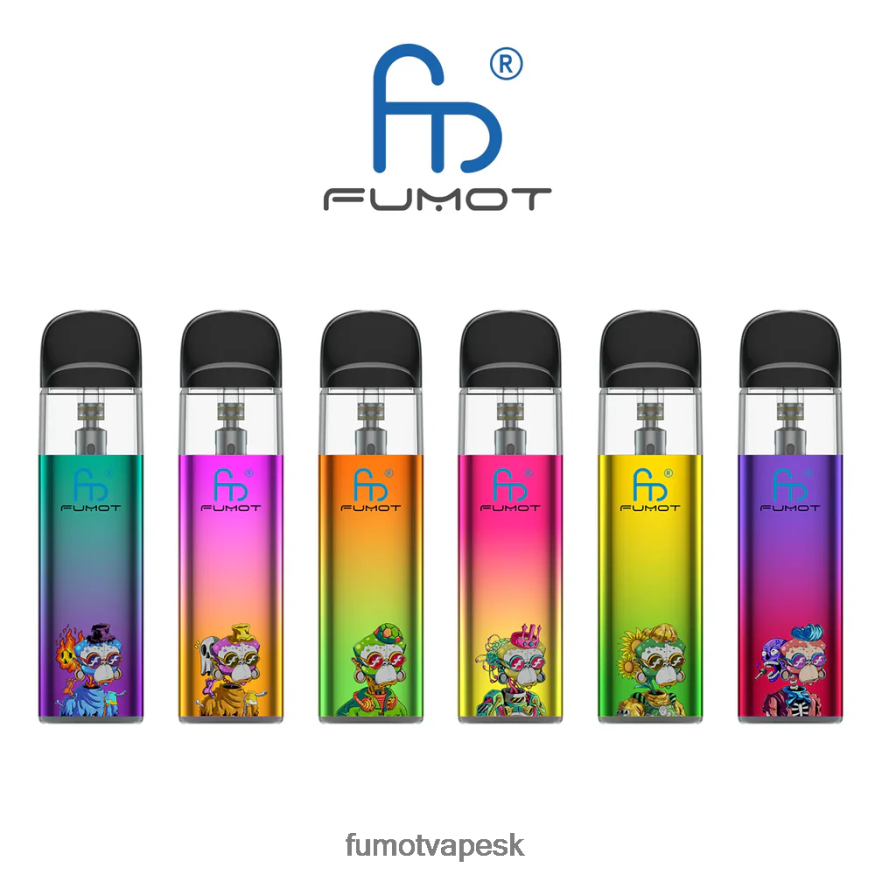 Fumot Vape SK - Fumot Dazzle Lite Súprava prázdnych vape v súlade s tpd (1 kus) zeleno-fialová F626DT551