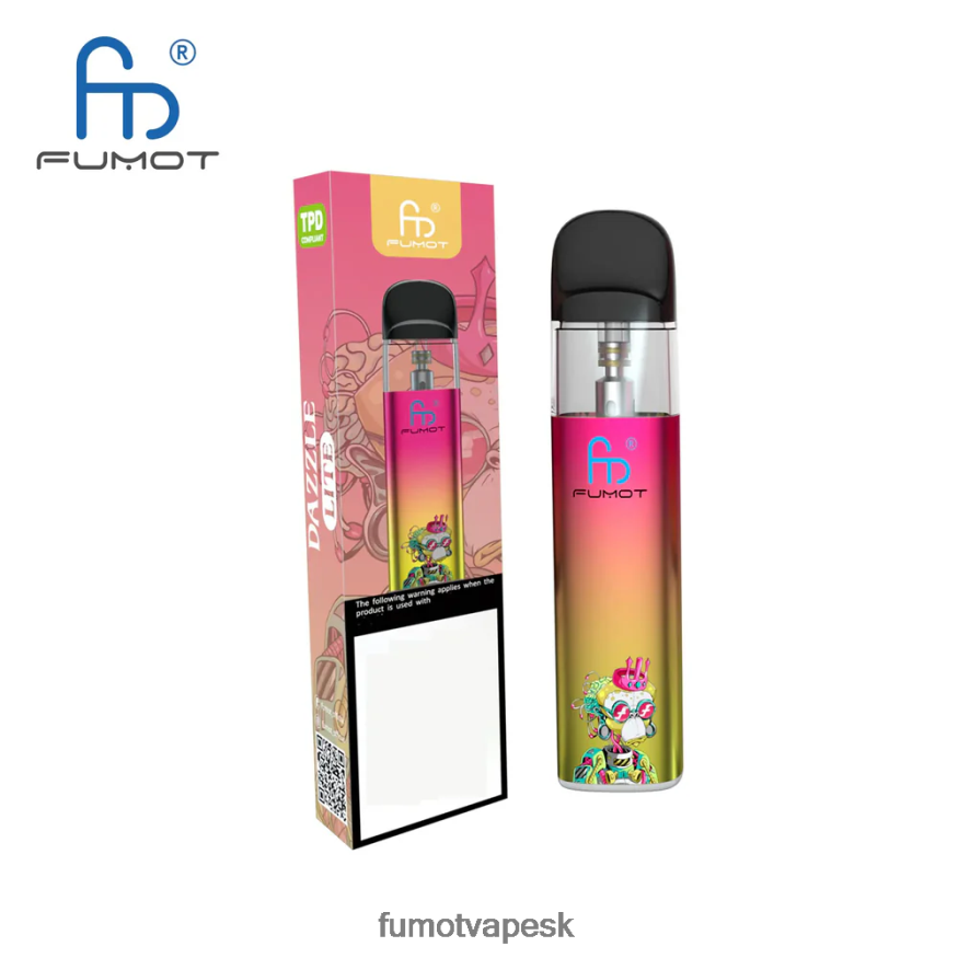 Fumot Vape SK - Fumot Dazzle Lite Súprava prázdnych vape v súlade s tpd (1 kus) zeleno-fialová F626DT551