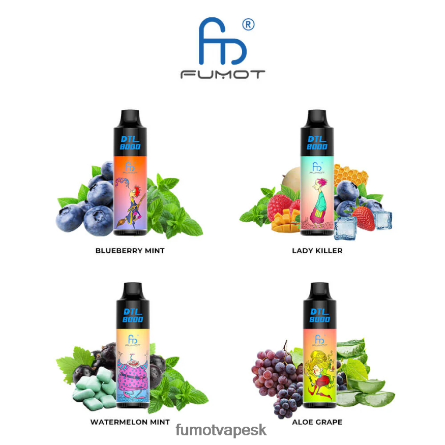 Fumot Disposable Vape - Fumot DTL 8000 jednorazové vape pero - 16 ml (1 kus) energetický nápoj F626DT417