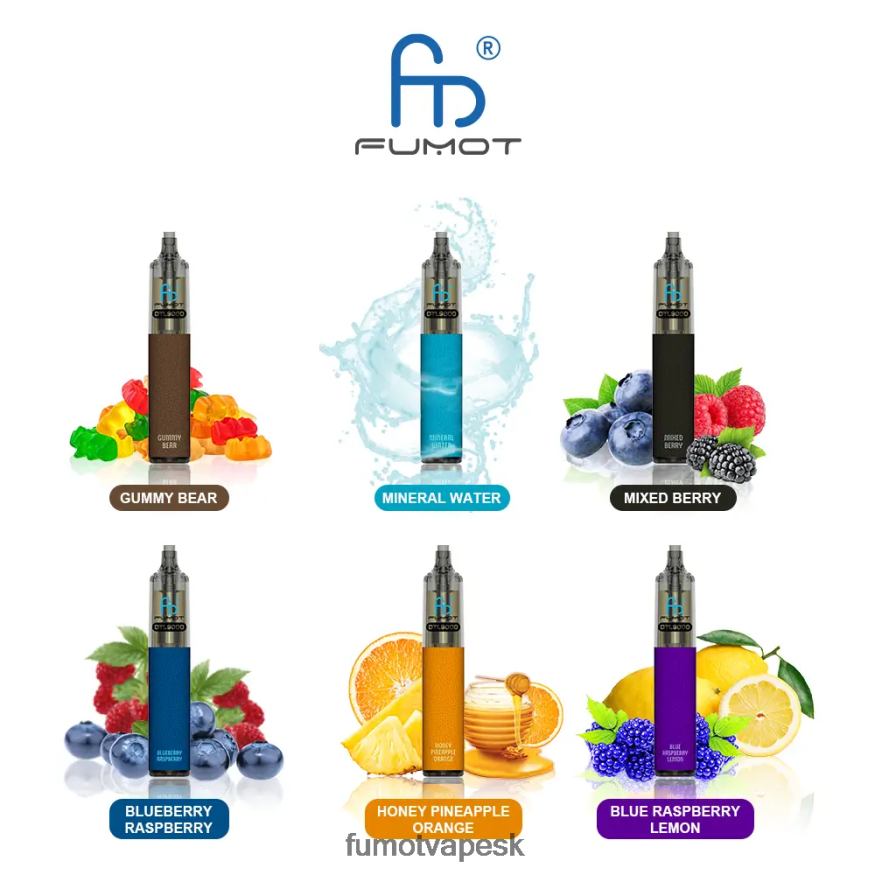 Fumot Tech - Fumot DTL jednorazové pero 9000-18ml (1 kus) jahodový melón F626DT368