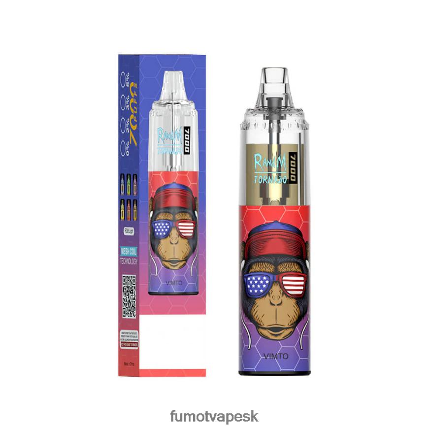 Fumot Cena - Fumot Tornado 14 ml (1 kus) 7000 jednorazové vape pero červené jablko citrón F626DT94