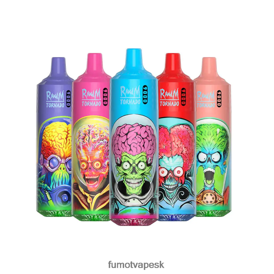 Fumot Disposable Vape - Fumot Tornado 9000 jednorazové vape pero - 18 ml (1 kus) ružová limonáda F626DT7
