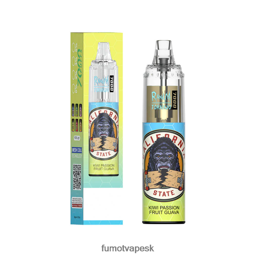 Fumot Tech - Fumot Tornado 14 ml 7000 jednorazové pero (1 kus) čučoriedka malina F626DT68