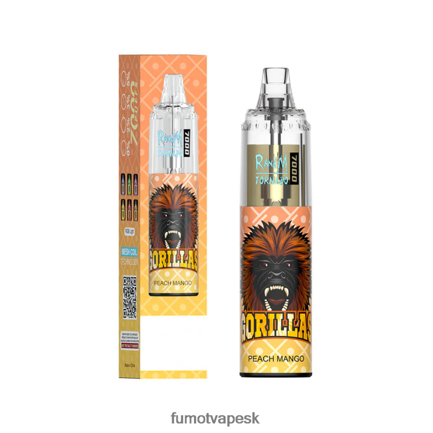 Fumot Tech - Fumot Tornado 14 ml 7000 jednorazové pero (1 kus) čučoriedka malina F626DT68