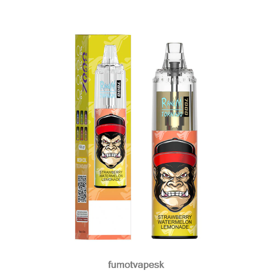Fumot Tech - Fumot Tornado 14 ml 7000 jednorazové pero (1 kus) čučoriedka malina F626DT68