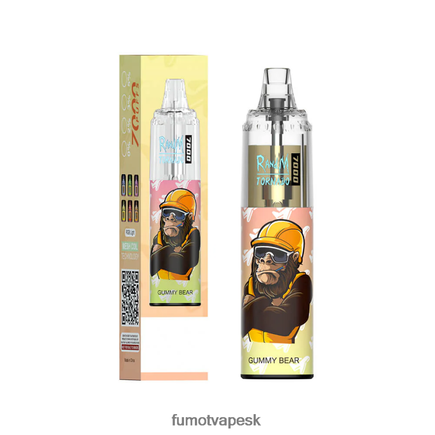 Fumot Tech - Fumot Tornado 14 ml 7000 jednorazové pero (1 kus) čučoriedka malina F626DT68
