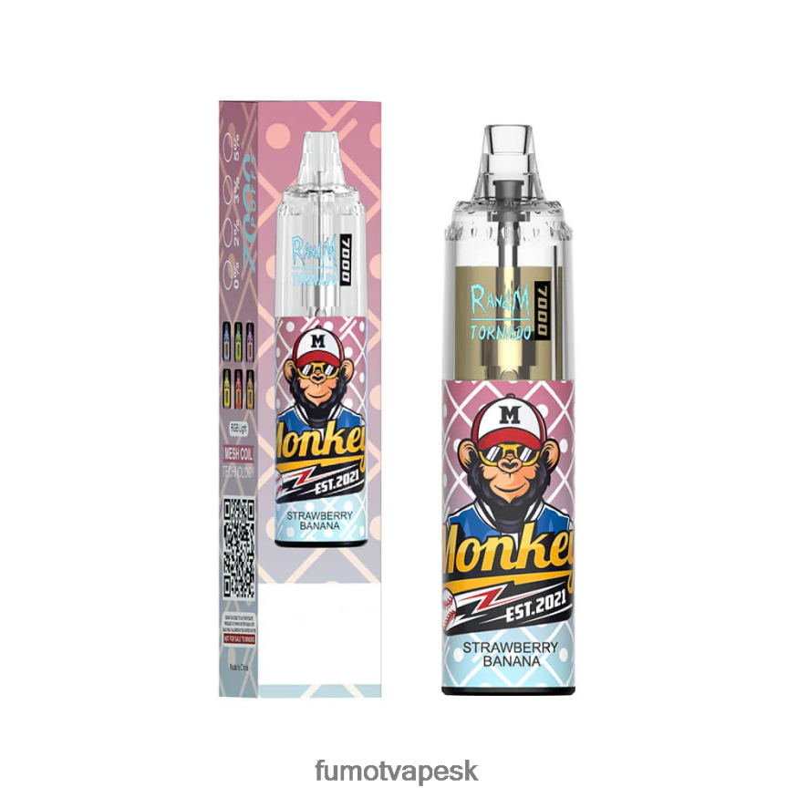 Fumot Tech - Fumot Tornado 14 ml 7000 jednorazové pero (1 kus) čučoriedka malina F626DT68