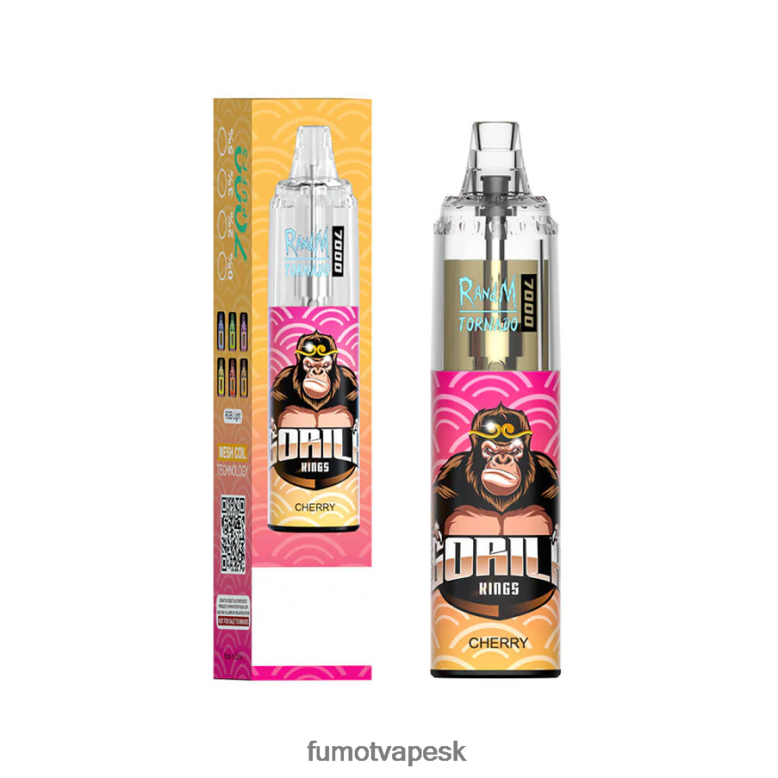 Fumot Tech - Fumot Tornado 14 ml 7000 jednorazové pero (1 kus) čučoriedka malina F626DT68