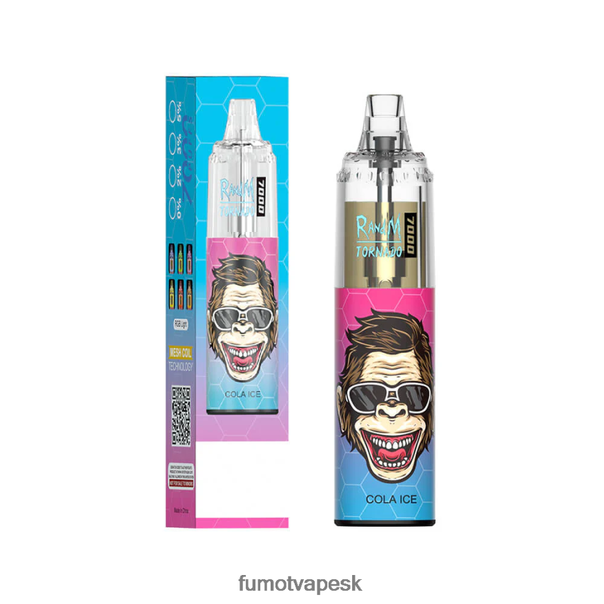Fumot Tech - Fumot Tornado 14 ml 7000 jednorazové pero (1 kus) čučoriedka malina F626DT68