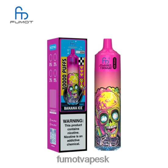 Fumot Vape SK - Fumot Tornado 30k hudby banánový ľad R66N2P1