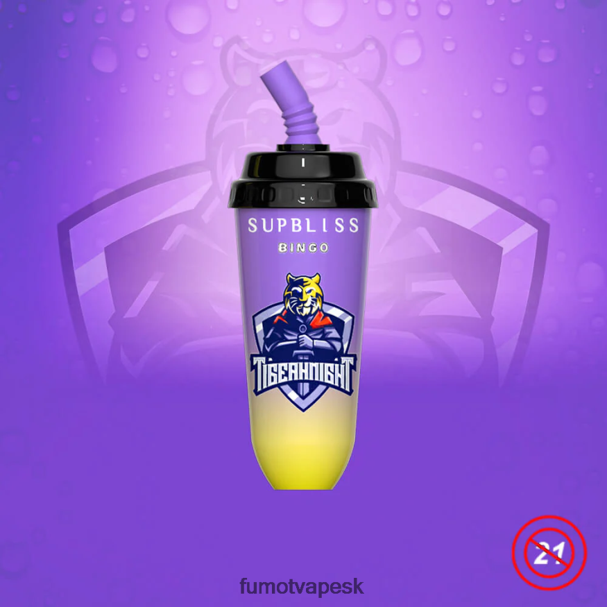 Fumot Cena - Fumot Supbliss Bingo 8000 jednorazový vape pod prístroj - 16 ml (1 kus) modrá razz čerešňa F626DT394