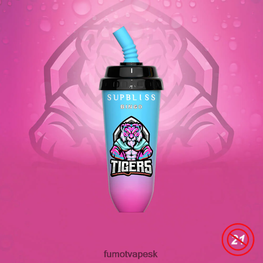 Fumot Cena - Fumot Supbliss Bingo 8000 jednorazový vape pod prístroj - 16 ml (1 kus) modrá razz čerešňa F626DT394