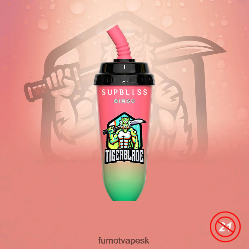 Fumot Cena - Fumot Supbliss Bingo 8000 jednorazový vape pod prístroj - 16 ml (1 kus) modrá razz čerešňa F626DT394