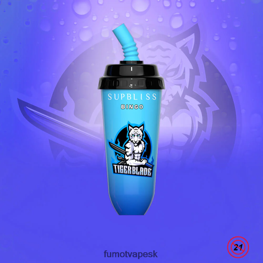 Fumot Cena - Fumot Supbliss Bingo 8000 jednorazový vape pod prístroj - 16 ml (1 kus) modrá razz čerešňa F626DT394