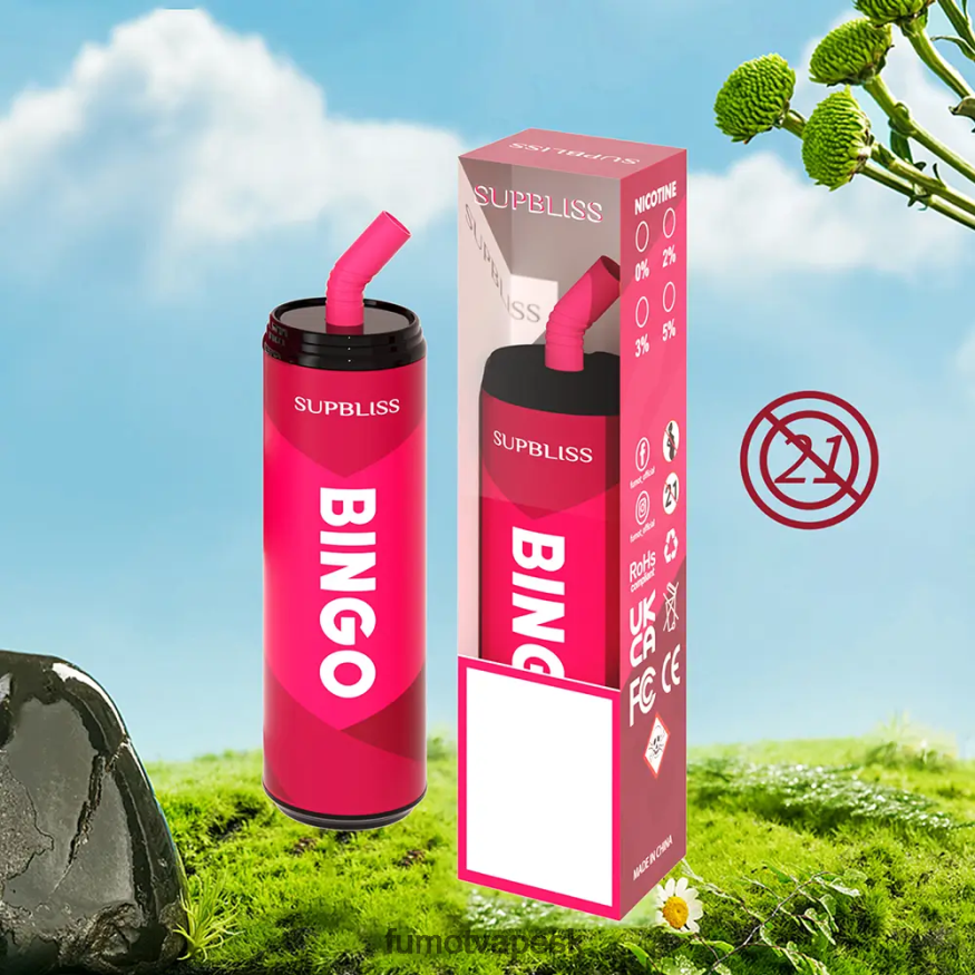 Fumot Disposable Vape - Fumot Supbliss Bingo 9000 jednorazové vape pero (1 kus) - 18 ml chladná mäta F626DT467