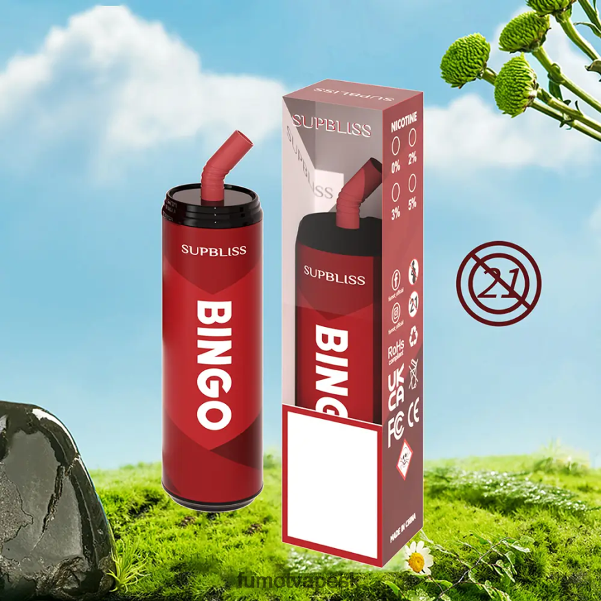 Fumot Disposable Vape - Fumot Supbliss Bingo 9000 jednorazové vape pero (1 kus) - 18 ml chladná mäta F626DT467