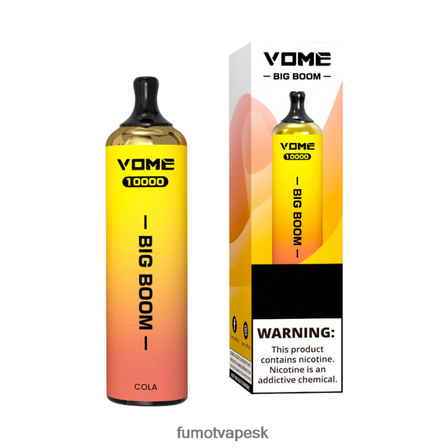 Fumot Disposable Vape - Fumot Vome Big Boom jednorazové pero 10000 - 20 ml (1 kus) ružová limonáda F626DT447