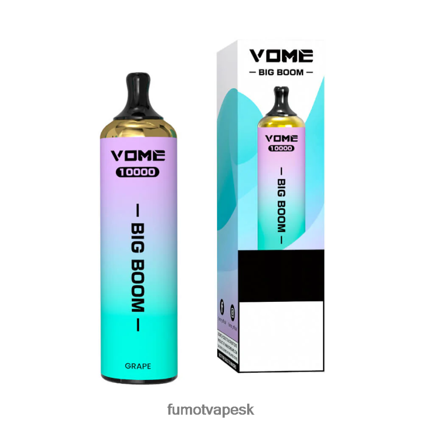 Fumot Disposable Vape - Fumot Vome Big Boom jednorazové pero 10000 - 20 ml (1 kus) ružová limonáda F626DT447