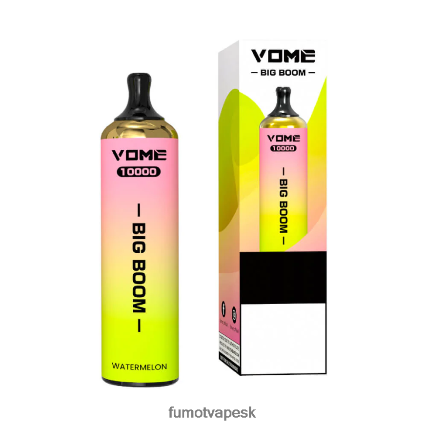 Fumot Disposable Vape - Fumot Vome Big Boom jednorazové pero 10000 - 20 ml (1 kus) ružová limonáda F626DT447