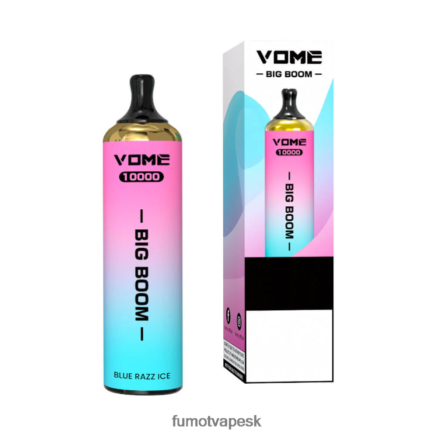 Fumot Disposable Vape - Fumot Vome Big Boom jednorazové pero 10000 - 20 ml (1 kus) ružová limonáda F626DT447