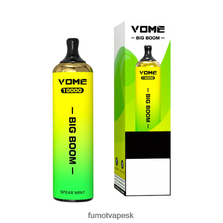 Fumot Disposable Vape - Fumot Vome Big Boom jednorazové pero 10000 - 20 ml (1 kus) ružová limonáda F626DT447