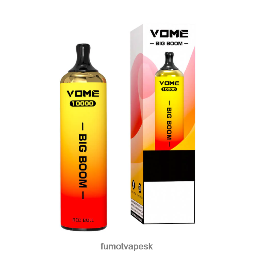 Fumot Disposable Vape - Fumot Vome Big Boom jednorazové pero 10000 - 20 ml (1 kus) ružová limonáda F626DT447